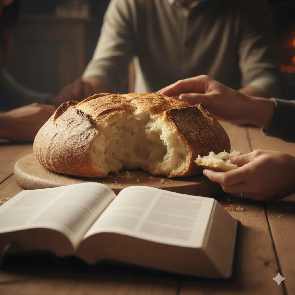 Reunión de hogar y comida